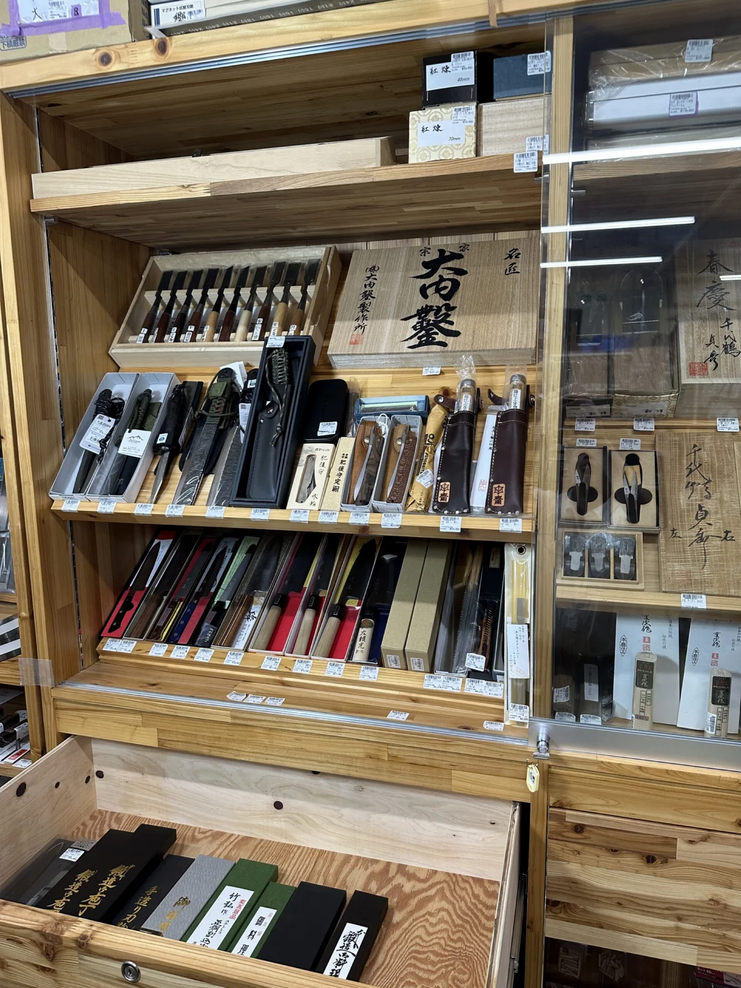 切り出し・薪割り・折り畳みナイフ在庫状況